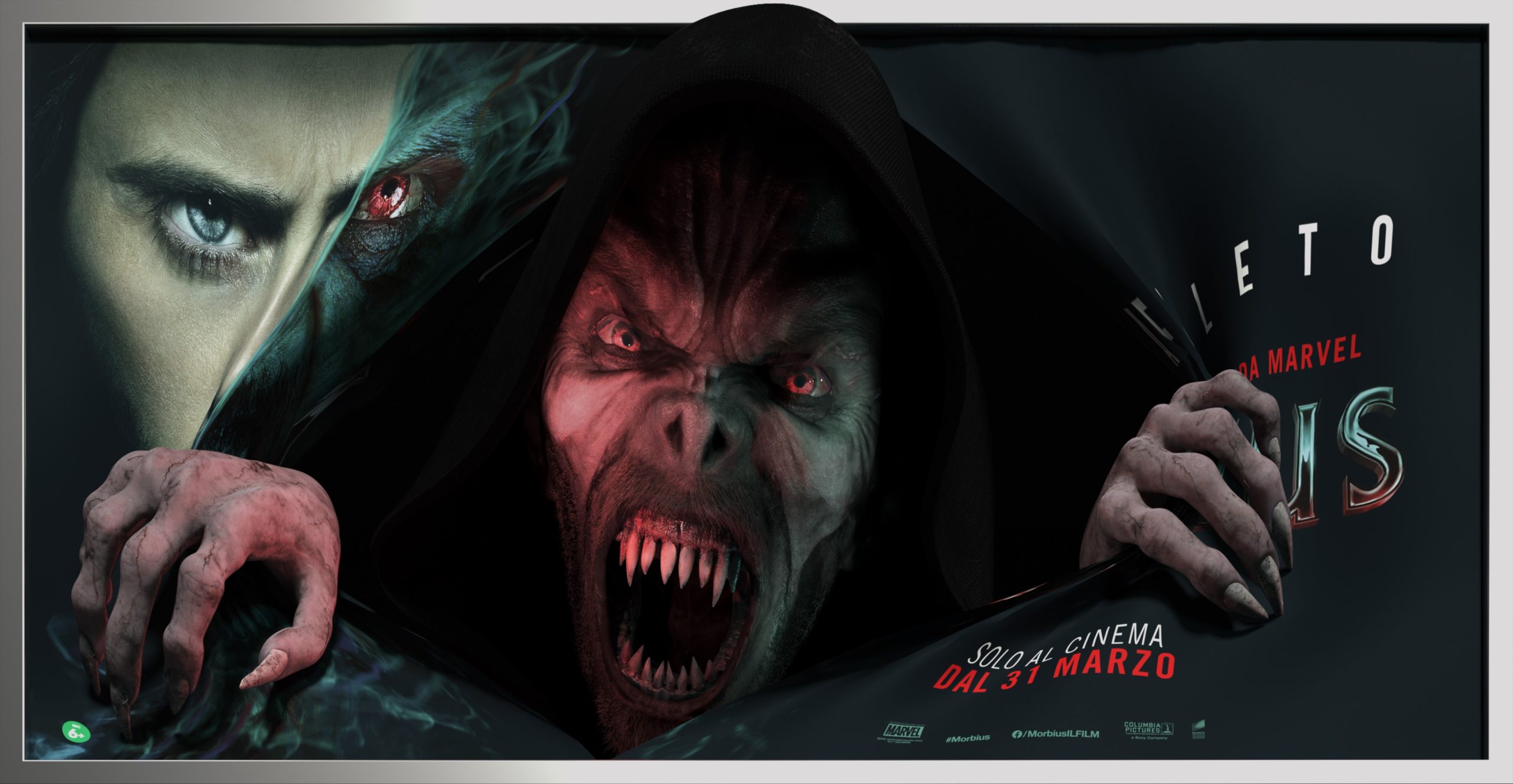 Morbius, si mostra in un 3d da paura spaventando i passanti!!